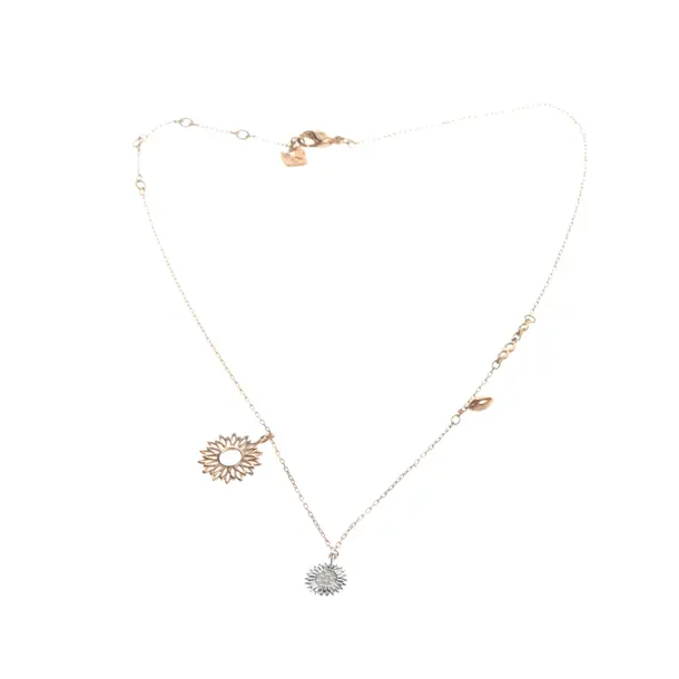 Halskette, in Silber, Metall (metallisch, metallisiert), Swarovski