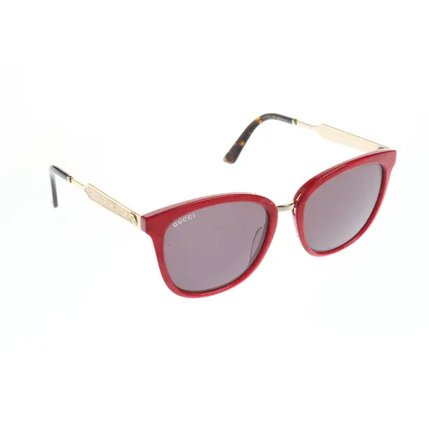 Sonnenbrille, in Rot, Kunststoff, Gucci