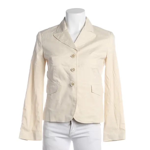 Blazer, in Cream, Cotton, Prada