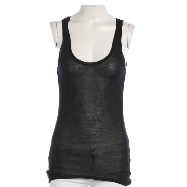 Top, in Black, Cotton, American Vintage