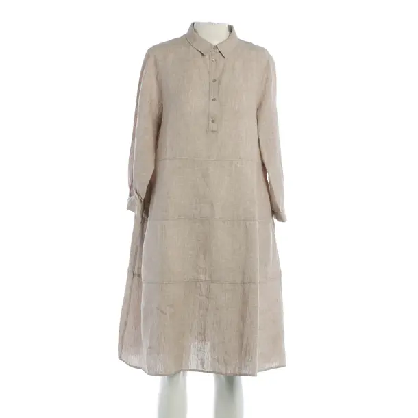 Kleid, in Nude, Leinen, Hemisphere