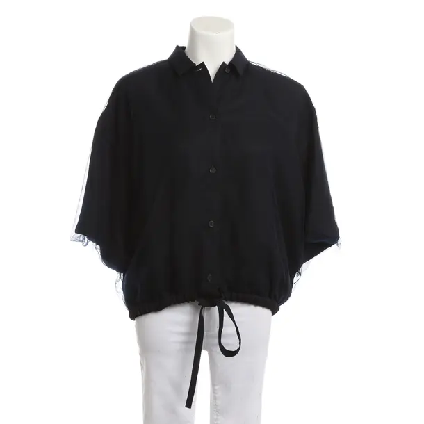 Bluse, in Navy, Viskose, Fabiana Filippi