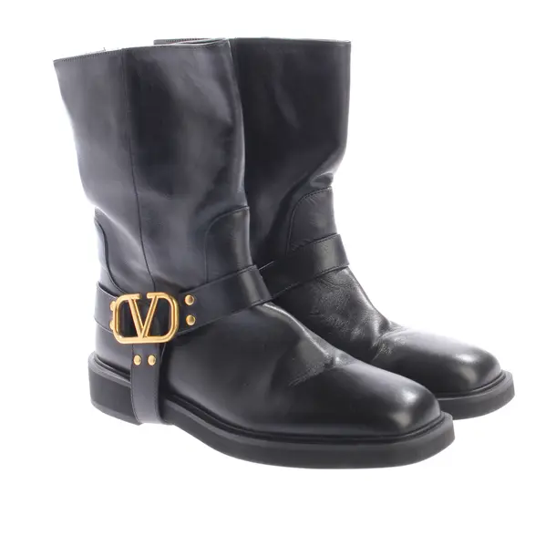 Biker Boots, in Schwarz, Valentino