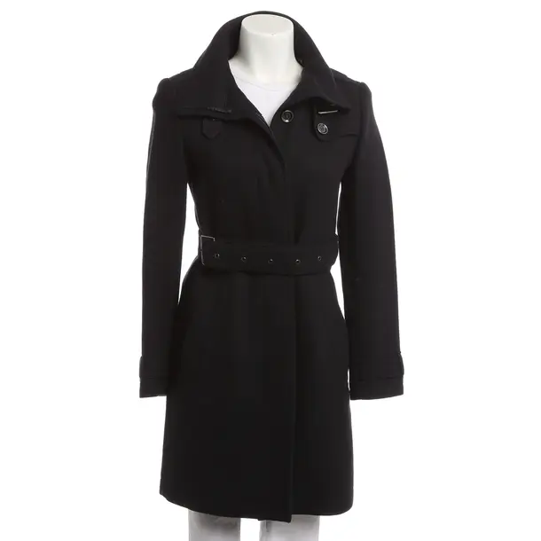 Winter Coat, in Navy, Wool, Burberry Brit