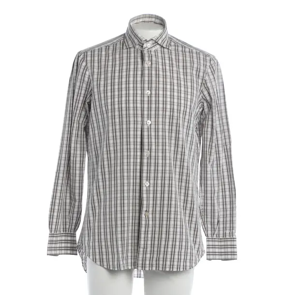 Hemd, in Braun, Baumwolle, Kiton