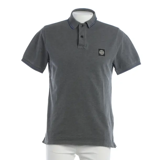 Poloshirt, in Grau, Baumwolle, Stone Island
