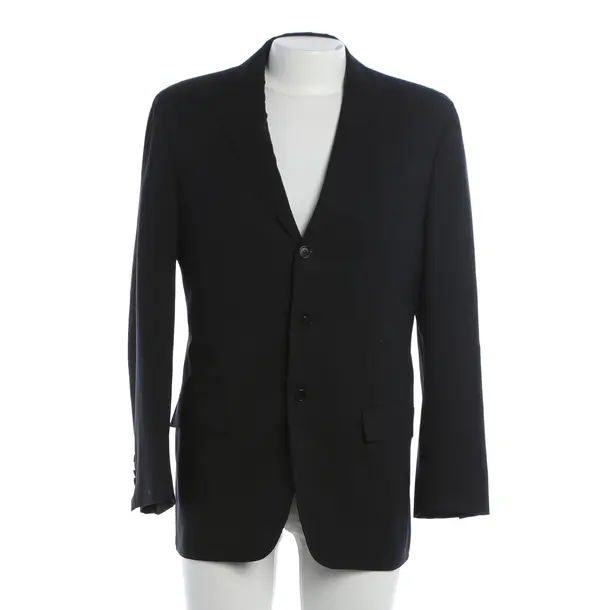 Blazer, in Black, Cotton, Kiton