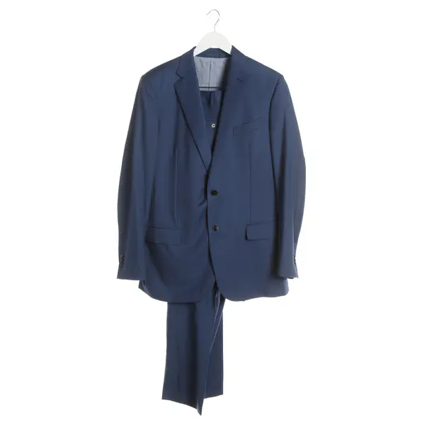Suit, in Blue, Wool, Zegna