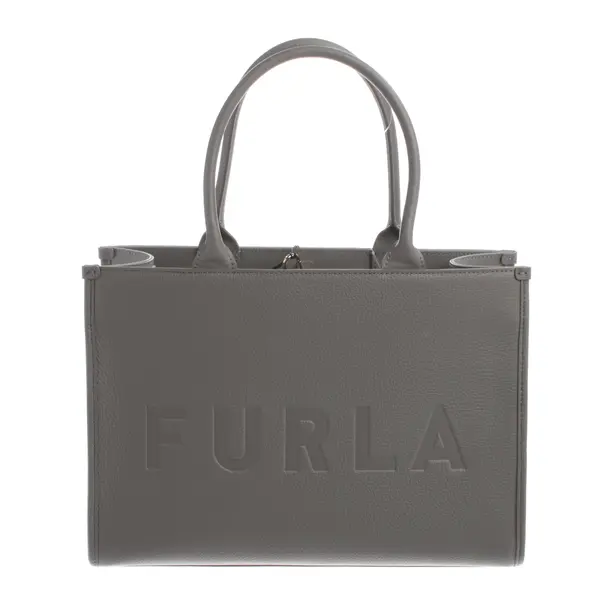 Shopper, in Grau, Leder, Furla