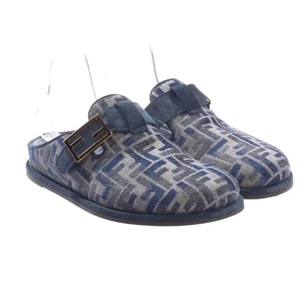 Pantofole, in Blu, Fendi