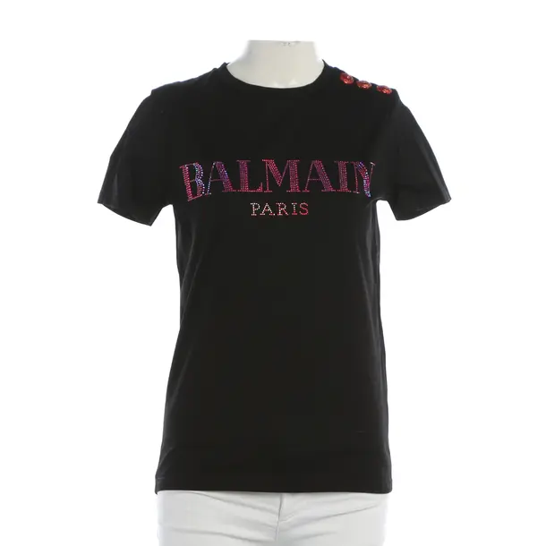Shirt, in Schwarz, Baumwolle, Balmain
