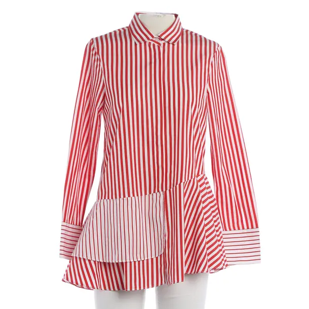 Blouse, in Red, Cotton, Carolina Herrera