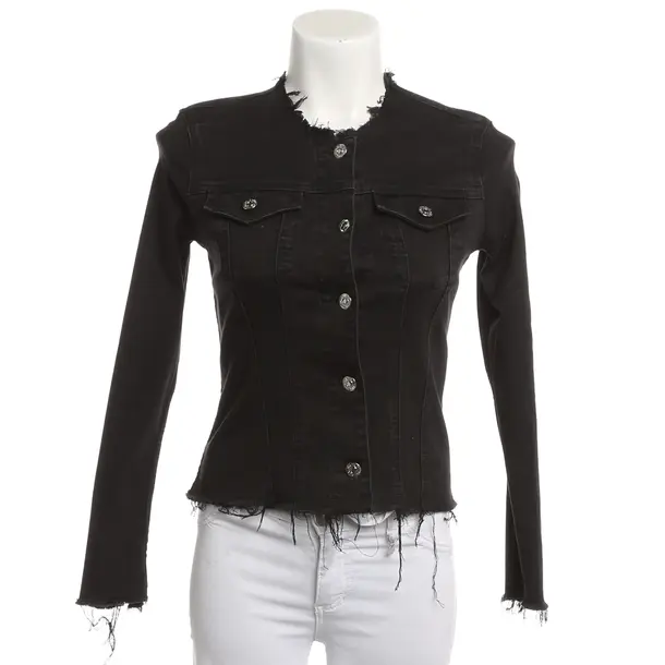 Summer Jacket, in Black, Cotton, 7 for all mankind