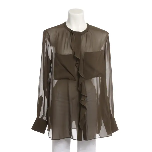 Bluse, in Dunkelbraun, Polyester, Dorothee Schumacher