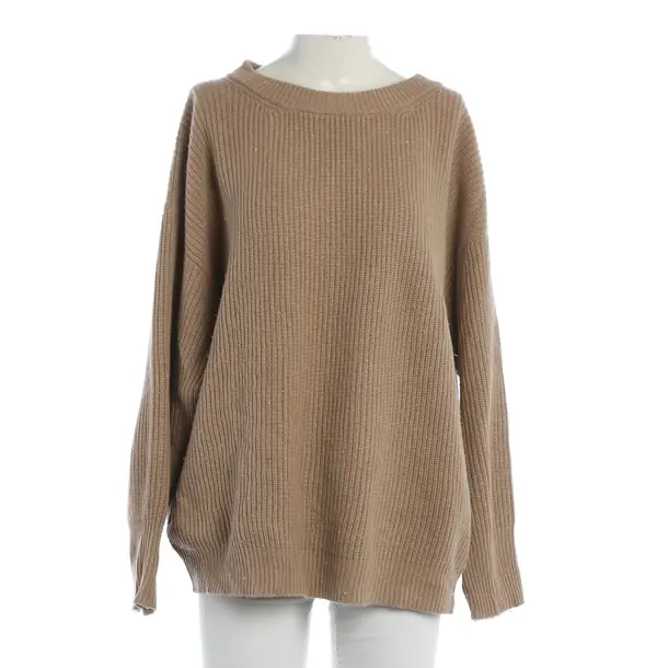Jumper, in Light Brown, Wool, Peserico