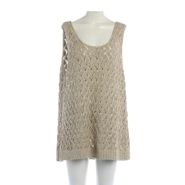 Top, in Beige, Leinen, Fabiana Filippi