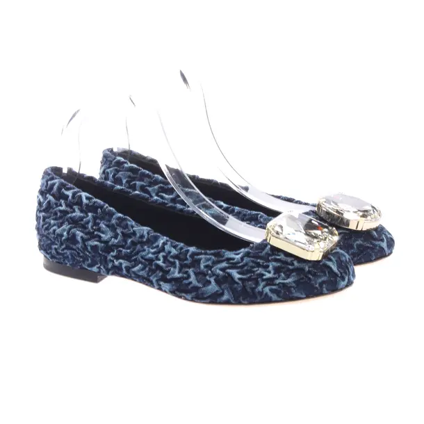 Ballet Flats, in Blue, AGL Attilio Giusti Leombruni