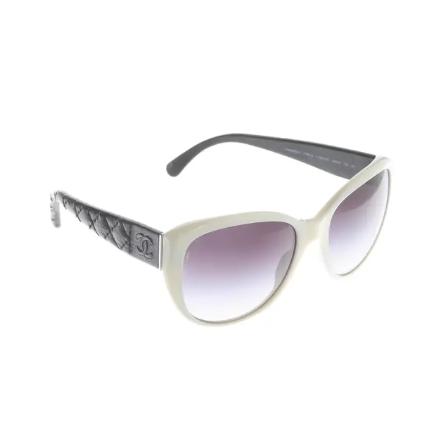 Occhiali da sole, in Beige, Plastica, Chanel