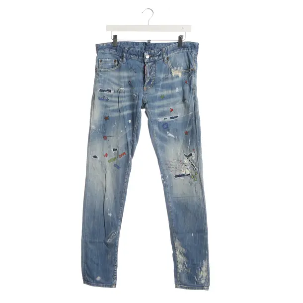 Jeans Slim Fit, in Hellblau, Baumwolle, Dsquared