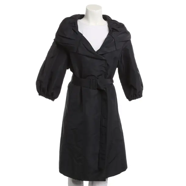 Übergangsmantel, in Navy, Seide, Prada