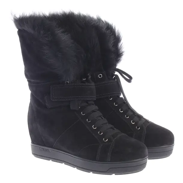 Winter Boots, in Black, Prada