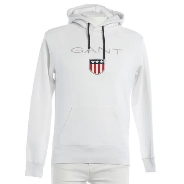 Hoodie, in White, Cotton, Gant