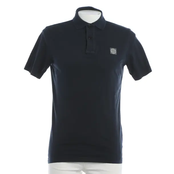 Poloshirt, in Blau, Baumwolle, Stone Island