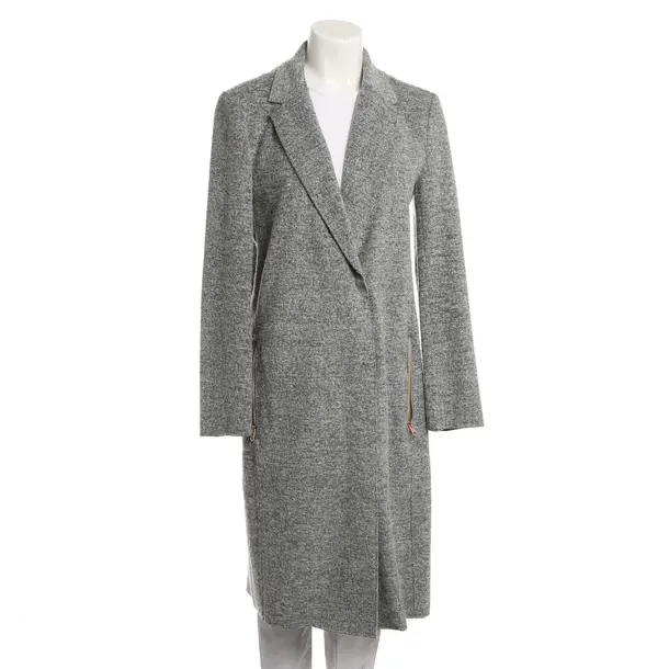 Mid-Season Coat, in Light Gray, Polyester, Calvin Klein