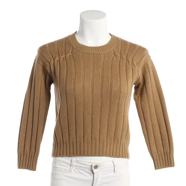 Wollpullover, in Braun, Wolle, Prada