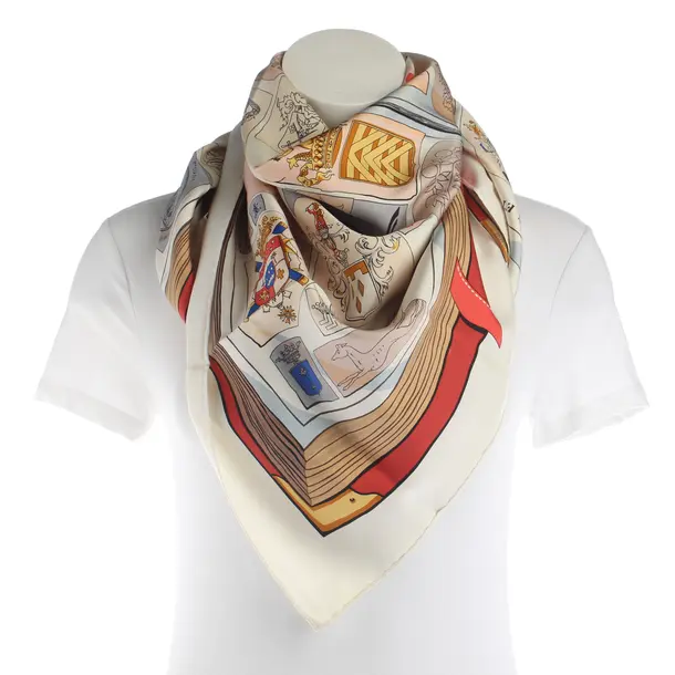 Shawl, in Multicolored, Silk, Hermès