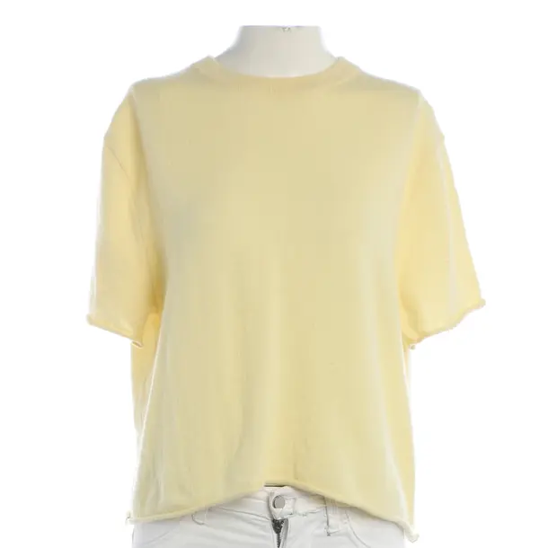 Shirt, in Pastel Yellow, Cashmere, Lisa Yang