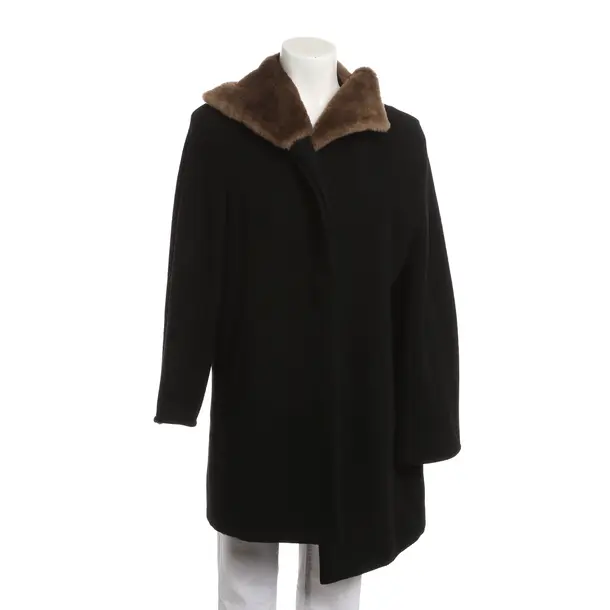 Übergangsmantel, in Schwarz, Wolle, Max Mara