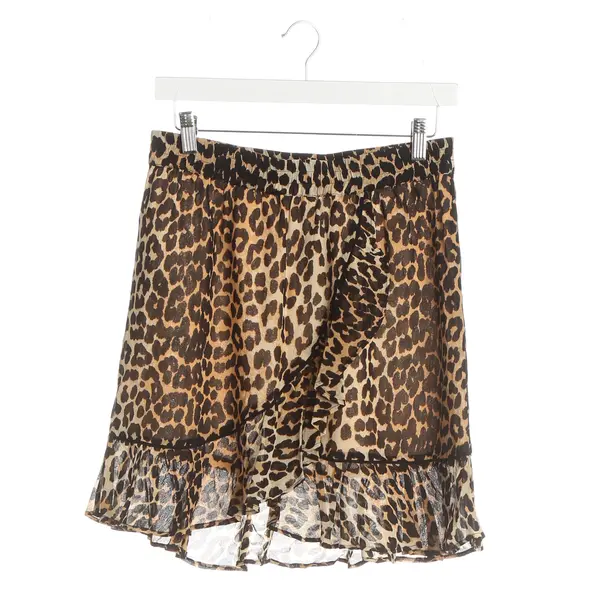 Rock, in Dunkelbraun, Viskose, Ganni