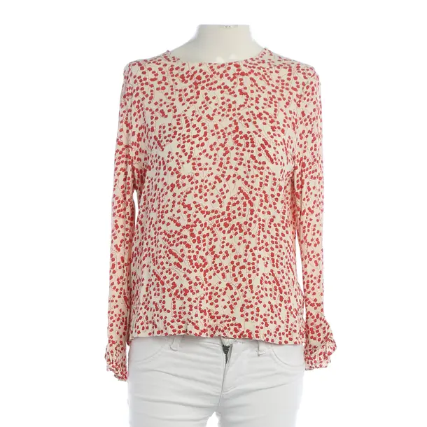 Bluse, in Beige, Viskose, Ganni