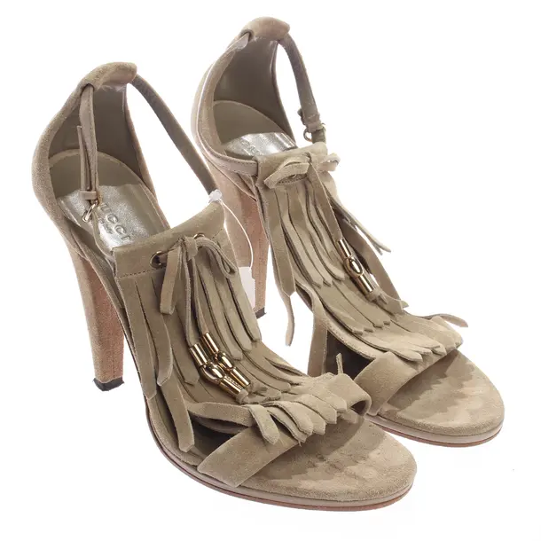 Sandaletten, in Olivgrün, Gucci