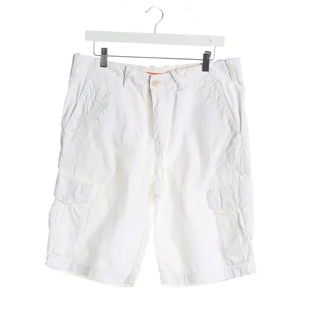 Shorts, in White, Cotton, Hugo Boss Orange