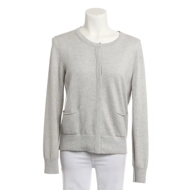 Cardigan, in Gray, Wool, Peserico