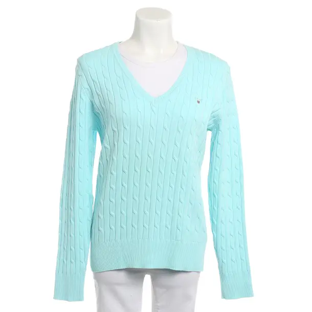 Maglione, in Turchese, Cotone, Gant