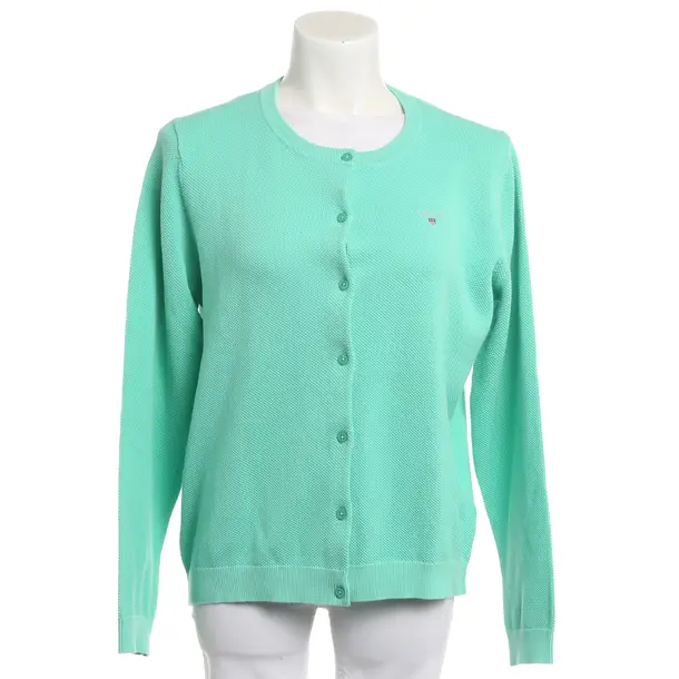 Cardigan, in Green, Cotton, Gant