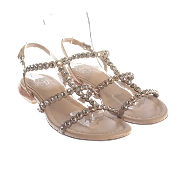 Strappy Sandals, in Nude, Ash