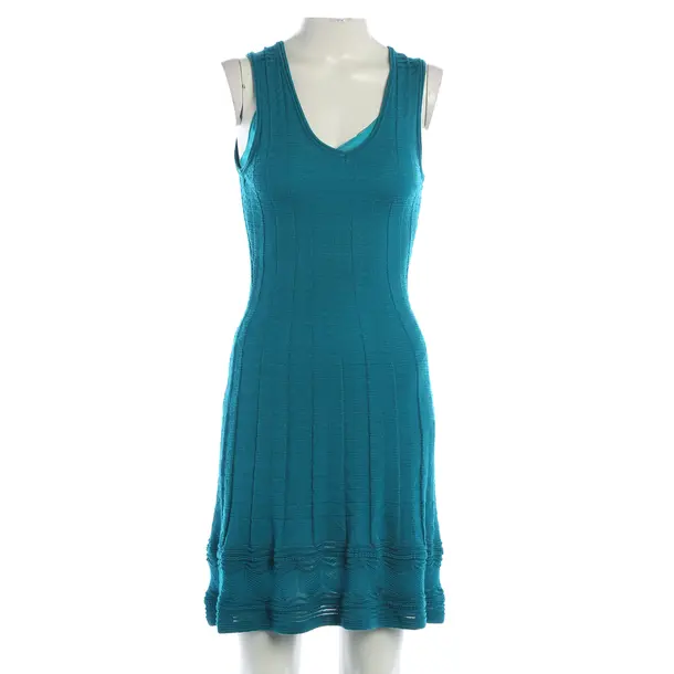 Dress, in Turquoise, Wool, Missoni M