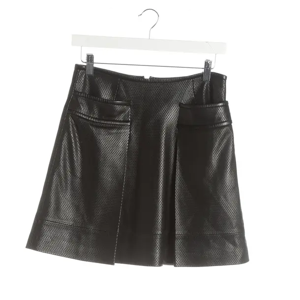 Skirt, in Black, Leather, Tory Burch