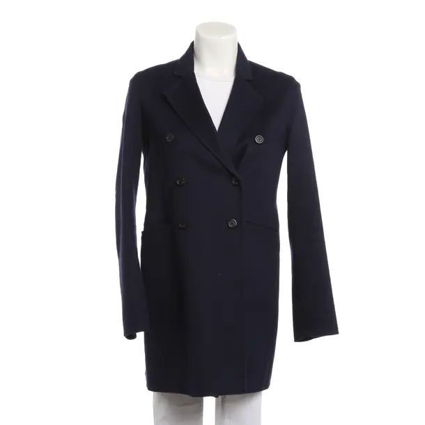 Mid-Season Jacket, in Navy, Wool, Strenesse