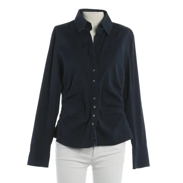 Bluse, in Navy, Baumwolle, Windsor