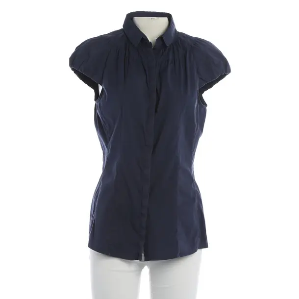 Bluse, in Navy, Baumwolle, Windsor