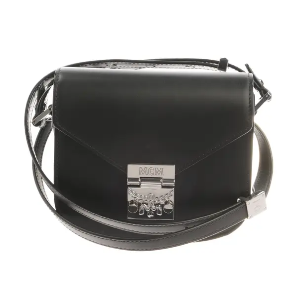 Borsa a cinture a tracolla, in Nero, Pelle, MCM