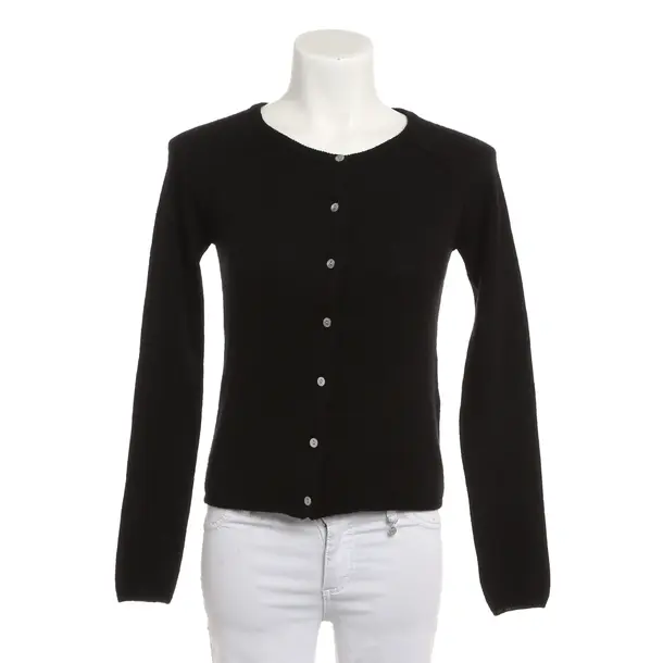 Cardigan, in Black, Wool, Rosemunde