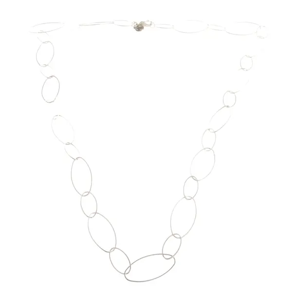 Halskette, in Silber, Metall (metallisch, metallisiert), Marc Cain