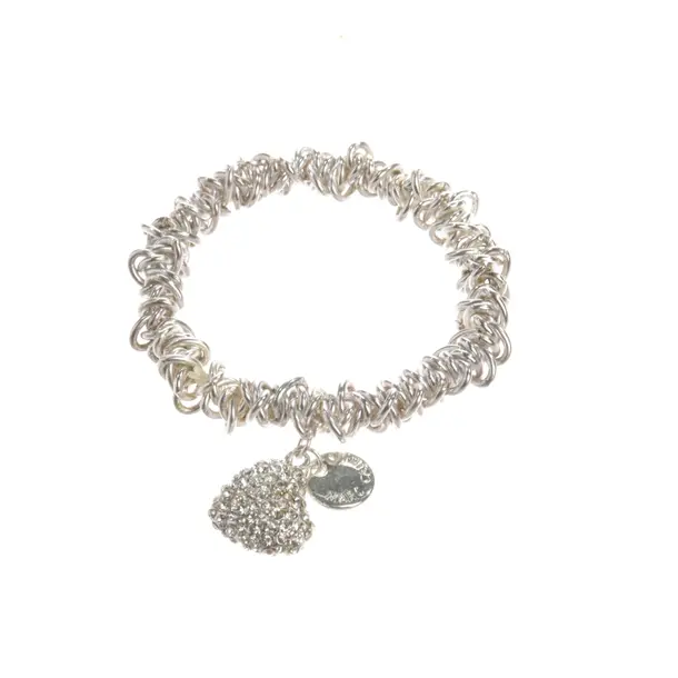 Bracelet, in Silver, Metal (metallic, metallized), Marc Cain