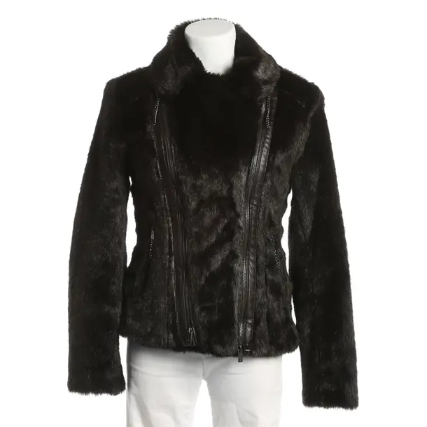 Winter Jacket, in Dark Brown, Modacrylic, Marc Cain